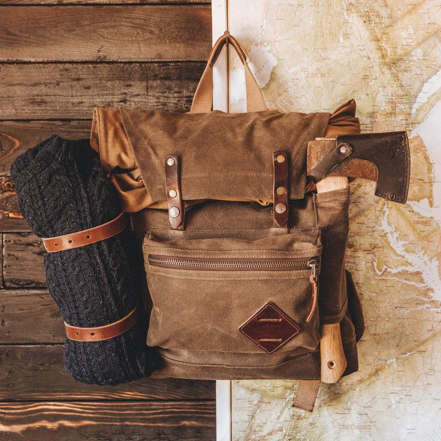Large Capacity Waterproof Canvas Backpack - Trendha