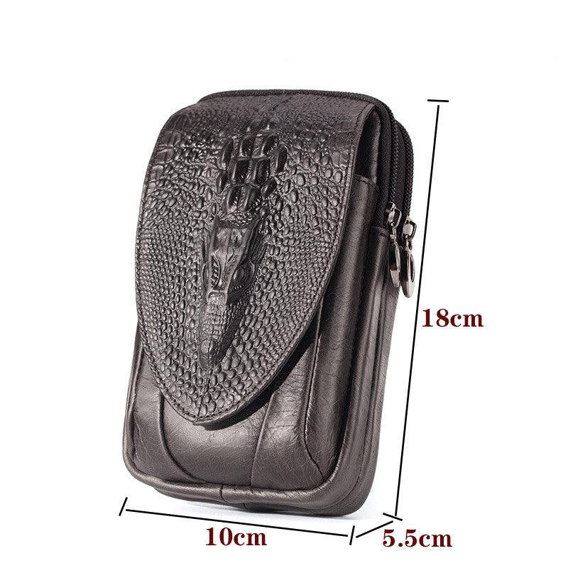 Leather Men's Mobile Phone Pockets Vertical Multi-function - Trendha