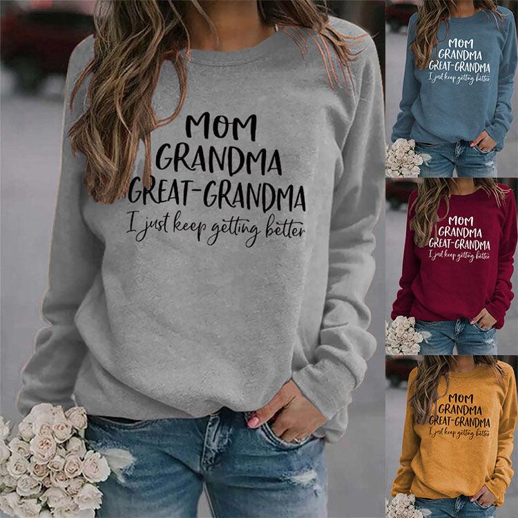 Letter Autumn And Winter Plus Size Sweater - Trendha