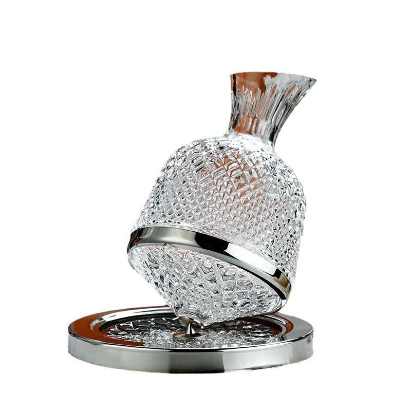 Light Luxury Good-looking Glass Gyro Wine Decanter Household High-end - Trendha