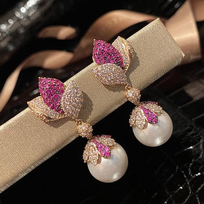 Luxury And Versatile Silver Needle Earrings - Trendha