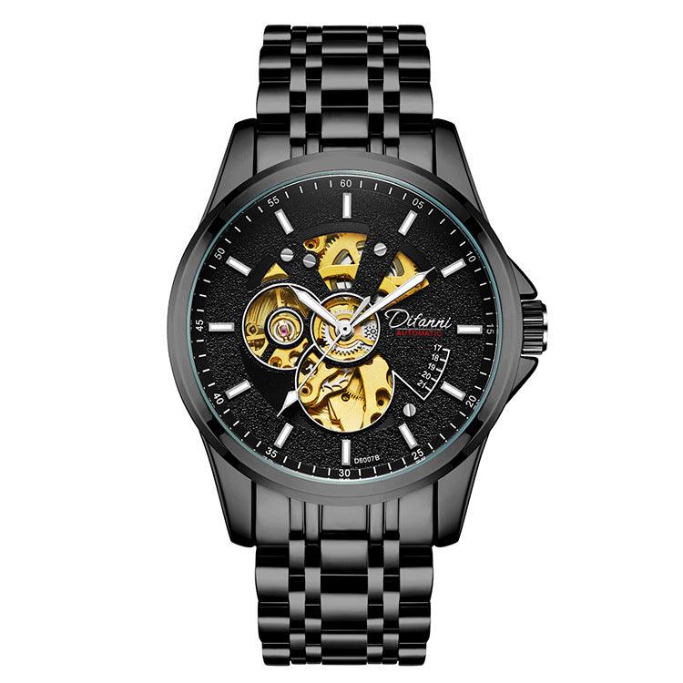 Mechanical Fully Automatic Fashion Hipster Luxury Steel Belt Watch - Trendha