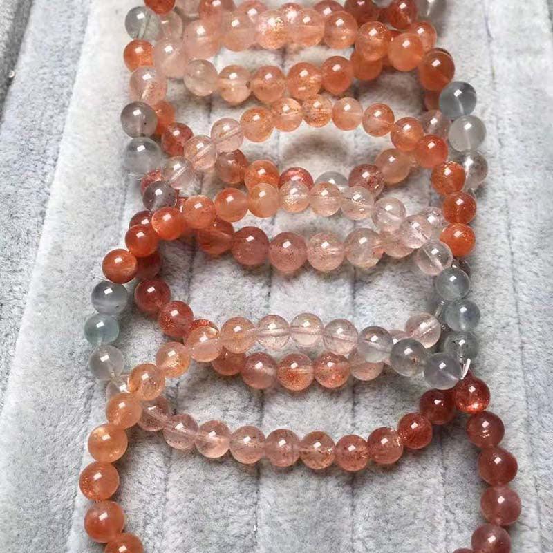 Men's And Women's Color Sands Sun Feldspar Symbiosis Bracelet