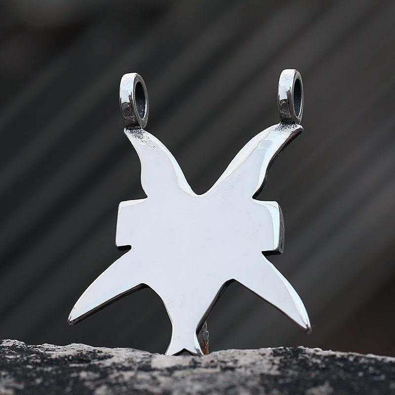 Men's And Women's Fashion Three-dimensional Pendant Titanium Steel Necklace - Trendha