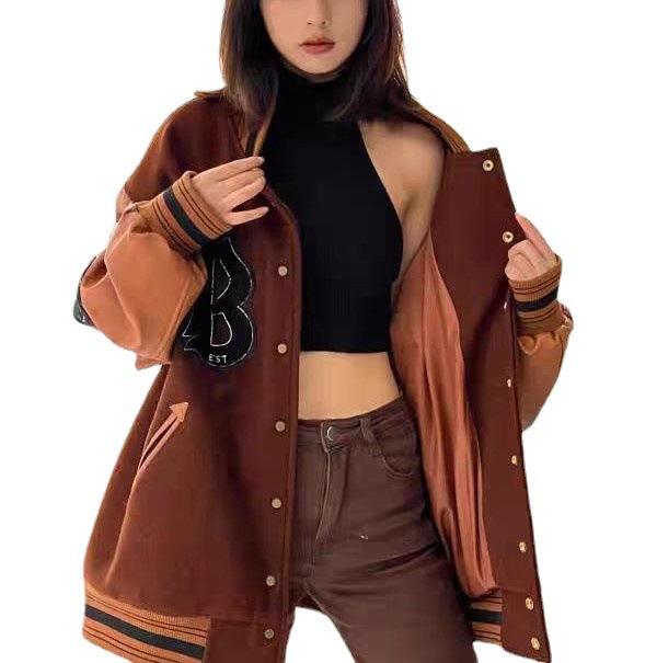 Men's And Women's Loose Minority Design Coat - Trendha