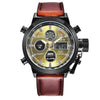 Color: Dark brown with gold face