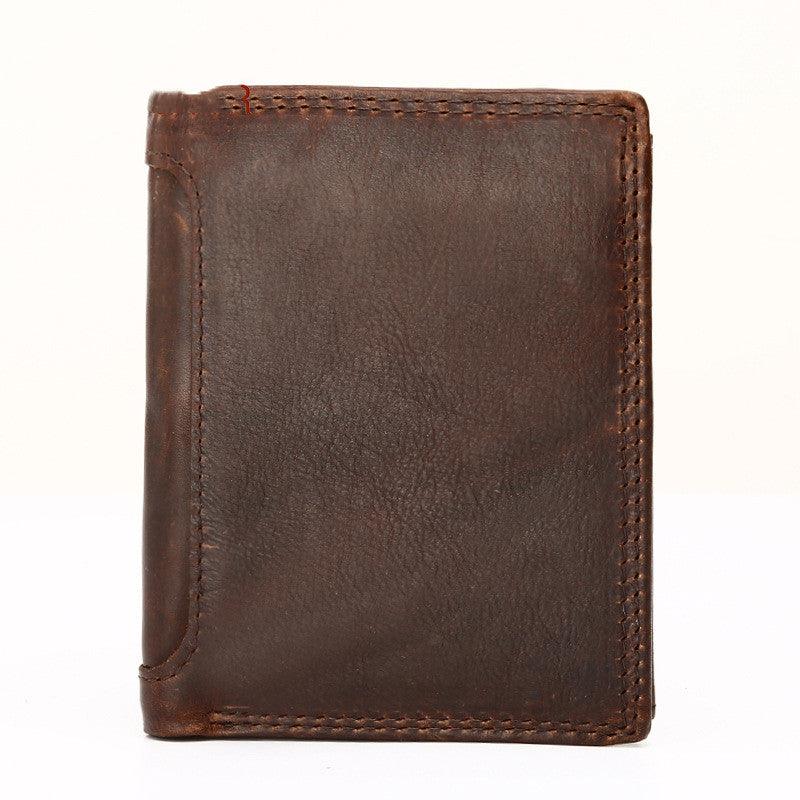 Men's Business Vintage Leather Wallet - Trendha