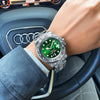 Color: White steel green surface