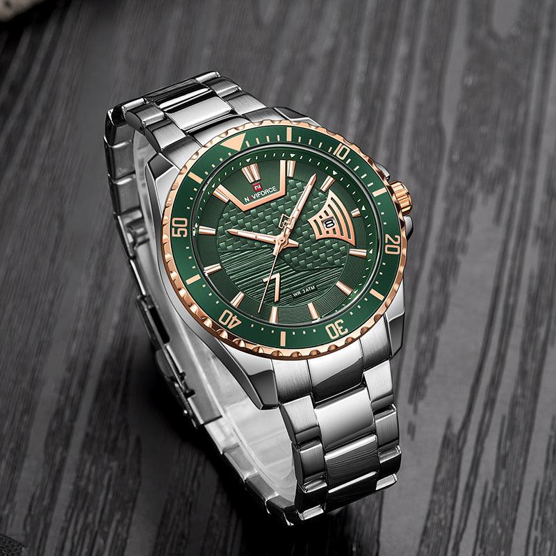 Men's Fashion Trend Large Dial Waterproof Electronic Quartz Watch - Trendha