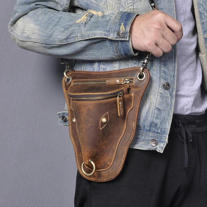 Men's Retro Large Capacity 7-inch Waist Bag - Trendha