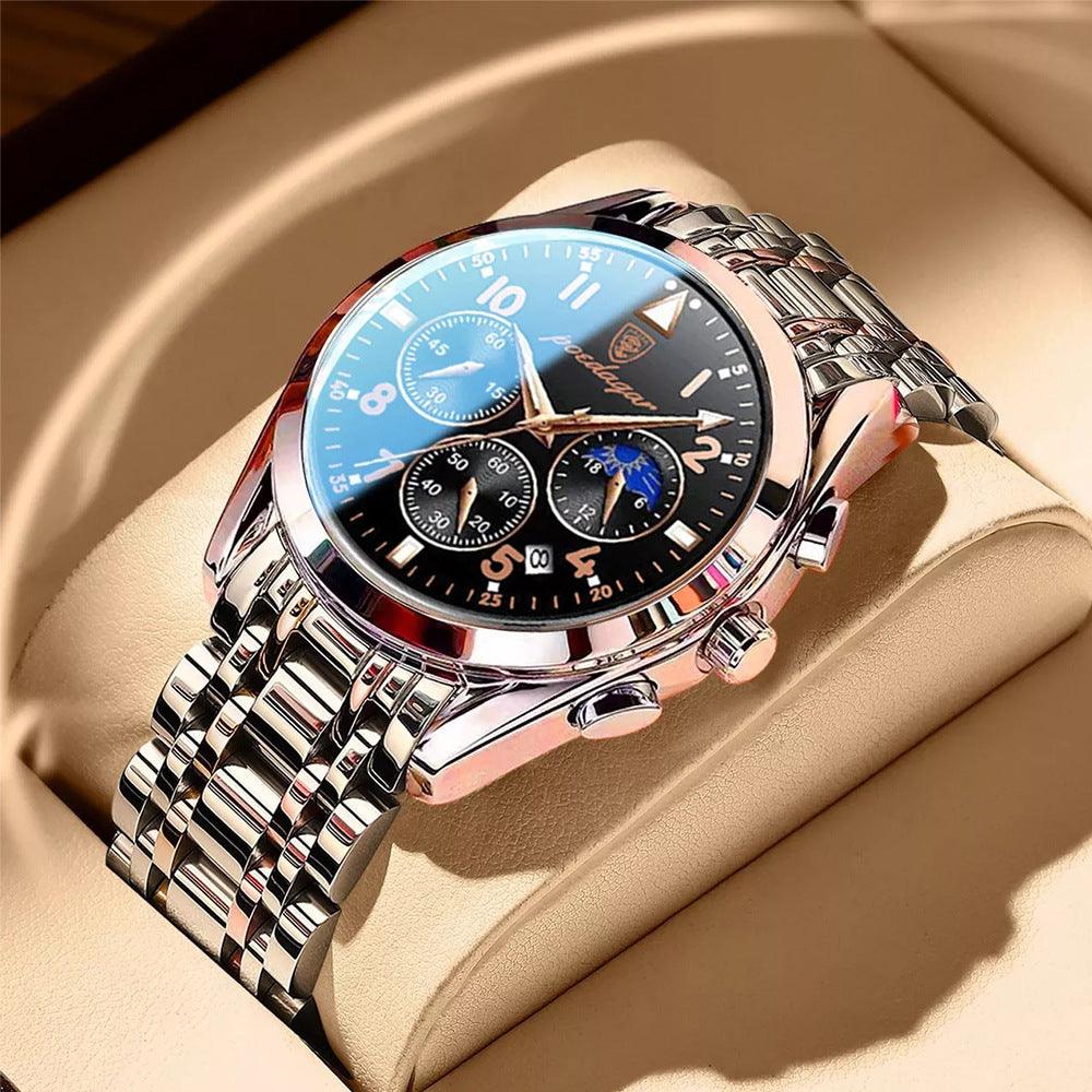 Multifunction Men's Watch Waterproof Luminous - Trendha