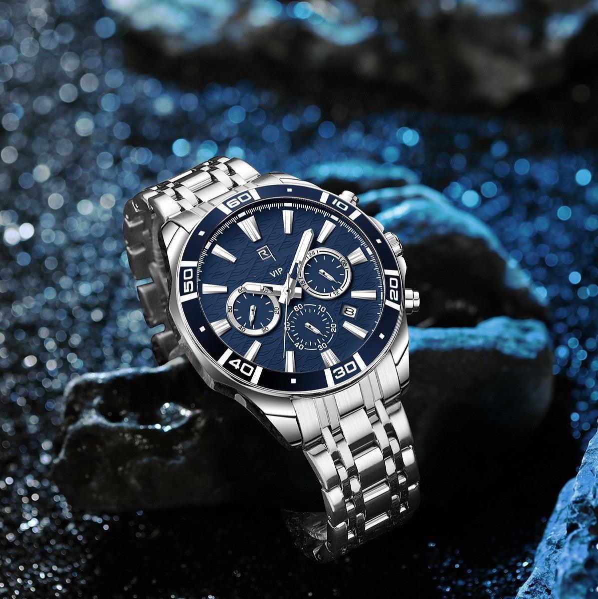 Multifunctional Men's Waterproof Luminous Sports Watch - Trendha