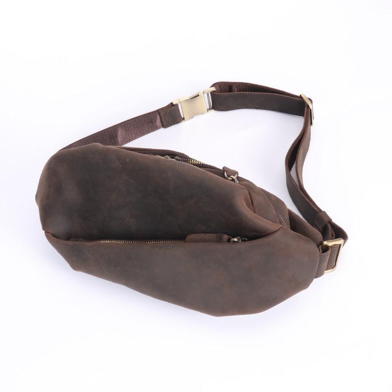 Multifunctional Waist Pack Cowhide Outdoor Riding - Trendha