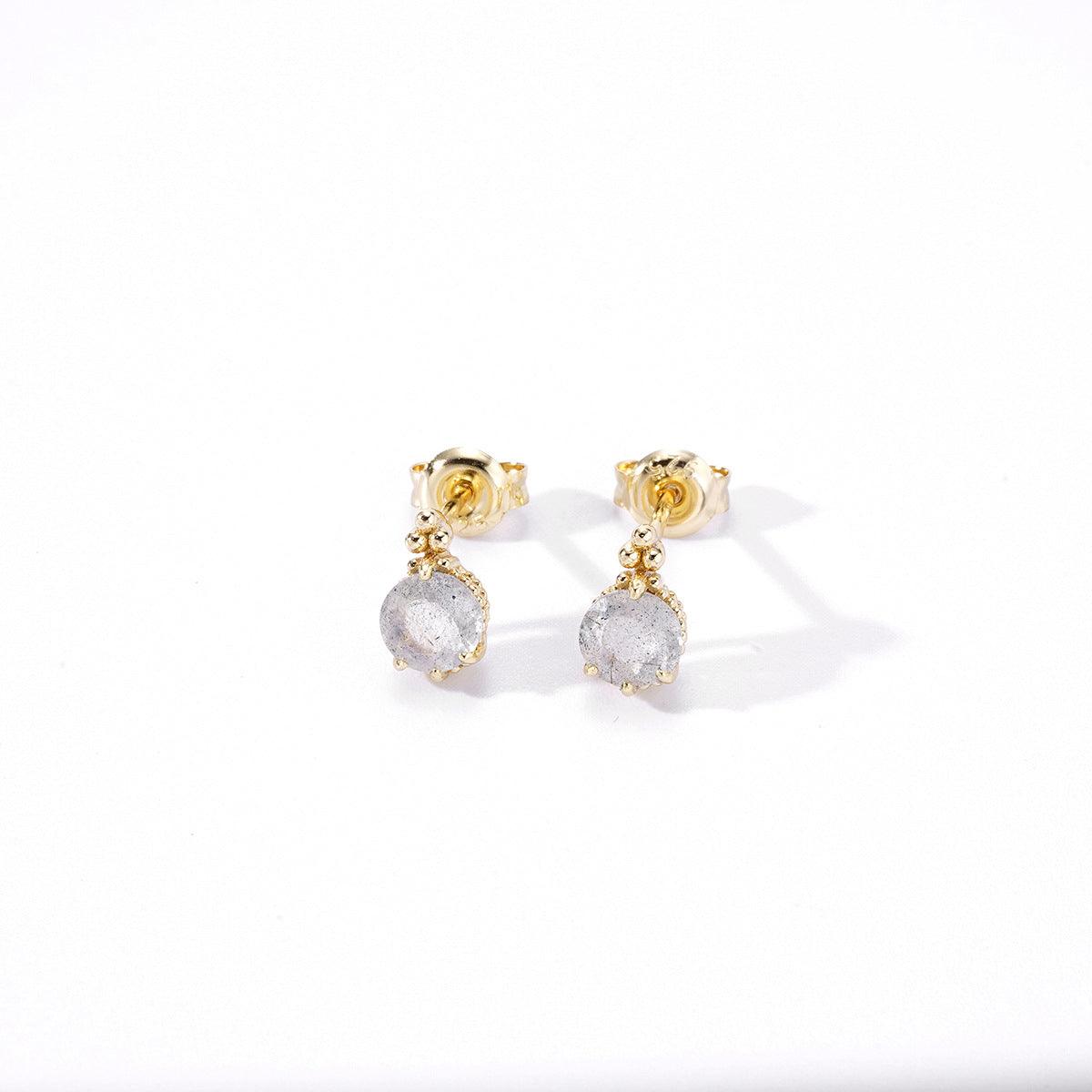 Natural Elongated Stone Earrings For Women - Trendha