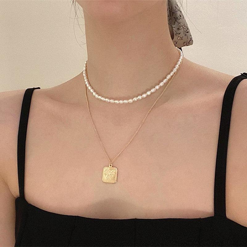 Natural Freshwater Pearl Bead French Retro Easy Match - Trendha