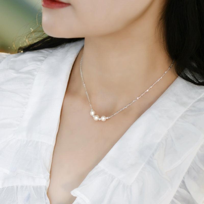 Natural Freshwater Pearl Necklace - Trendha