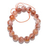 Color: Red Glue Flower Crystal Bracel