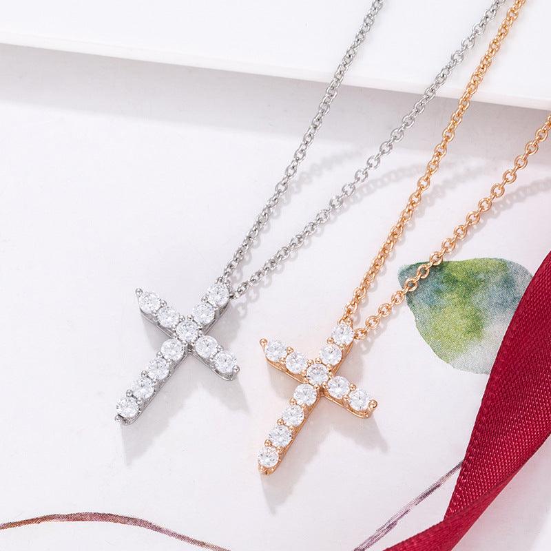 New Cross Pendant Simple Necklace - Trendha