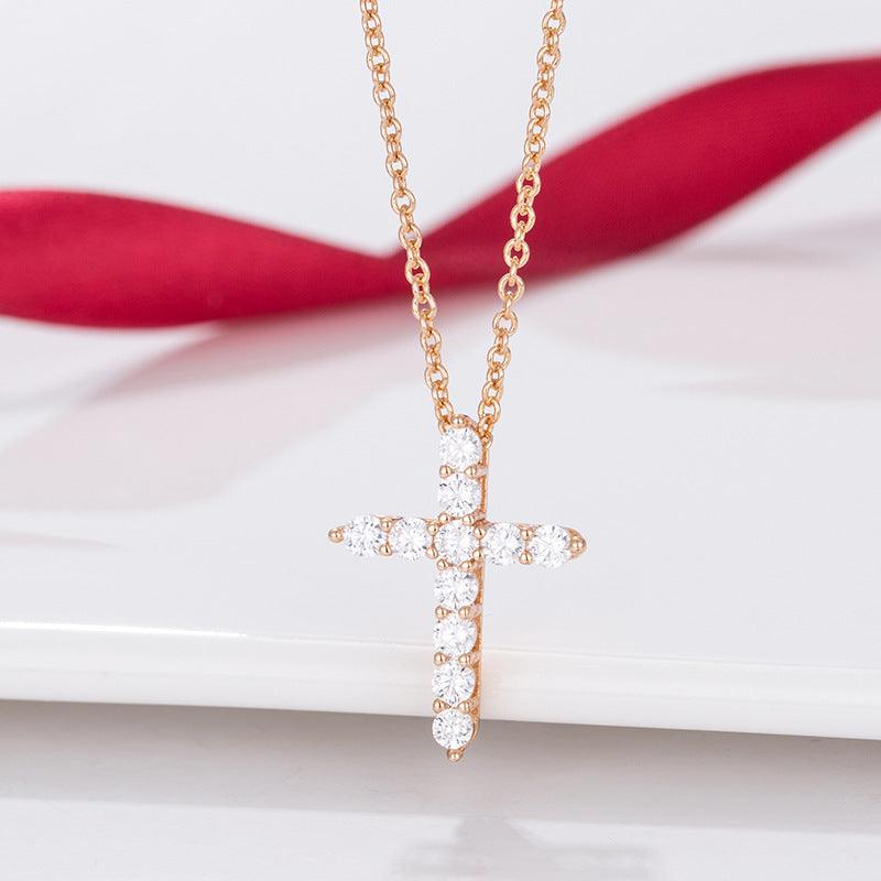New Cross Pendant Simple Necklace - Trendha