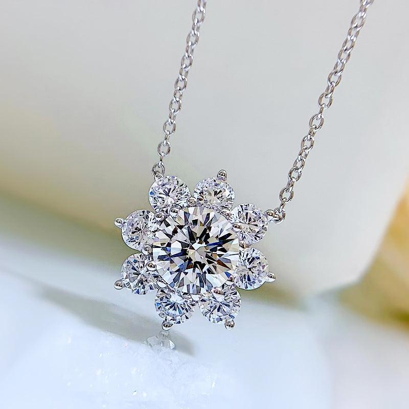 New Fashion New Sunflower Necklace - Trendha