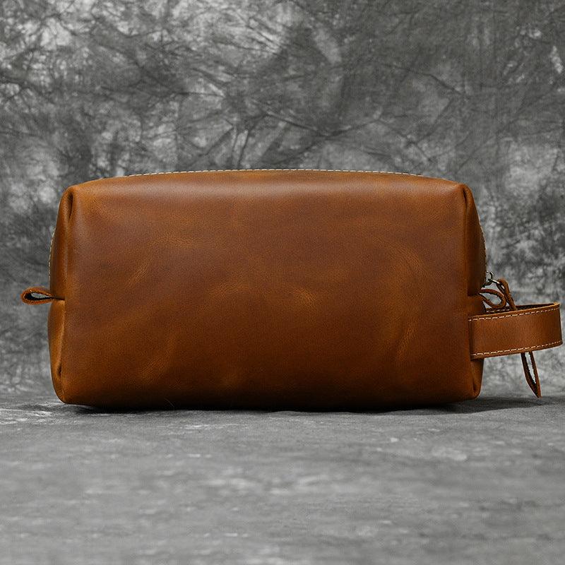 New Multifunctional Men's Leather Clutch Bag - Trendha