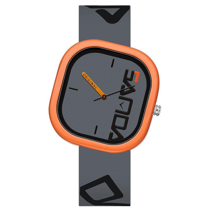 New Silicone Square Fashion Trend Waterproof Watch - Trendha