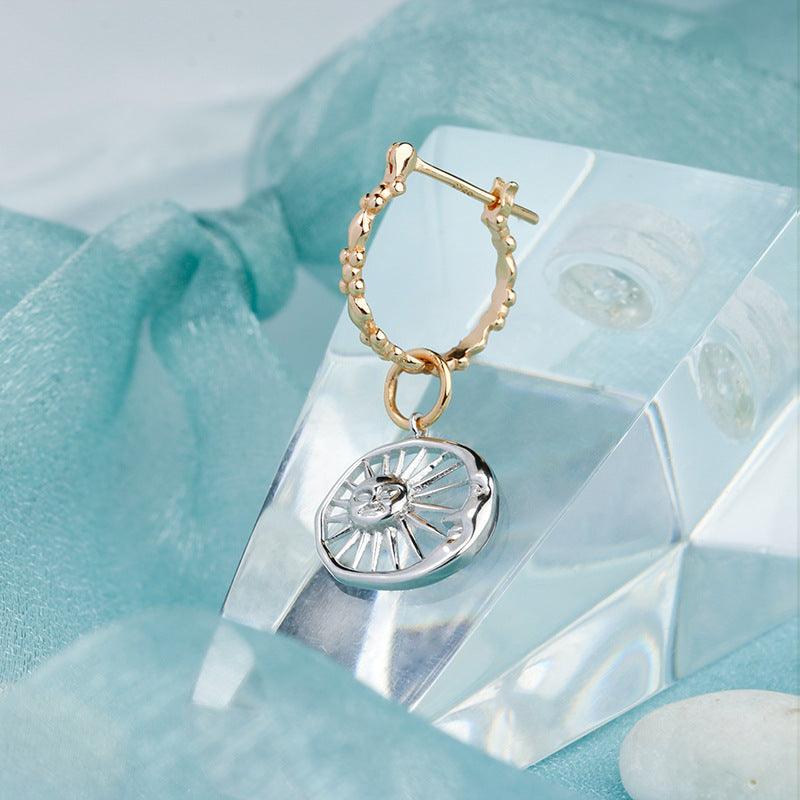 New Sun Moon Watch Earrings - Trendha