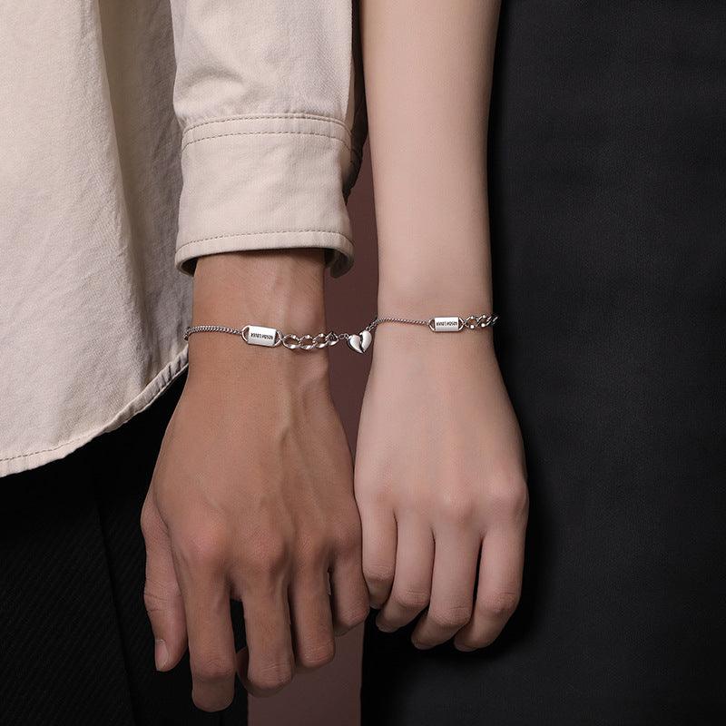 Original Phase Suck A Pair Of Love Couple Bracelet - Trendha