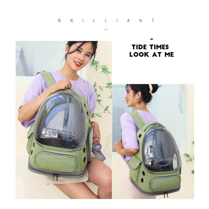 Outdoor Portable Breathable Space Pet Cabin Backpack - Trendha