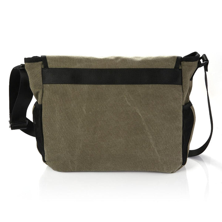 Outdoor Sports Sun Charging Pack Casual Canvas One Shoulder Bag - Trendha
