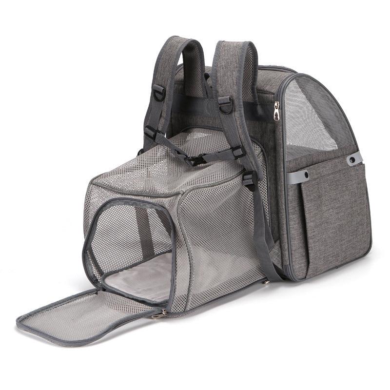 Oxford Cloth Breathable Foldable Pet Backpack - Trendha