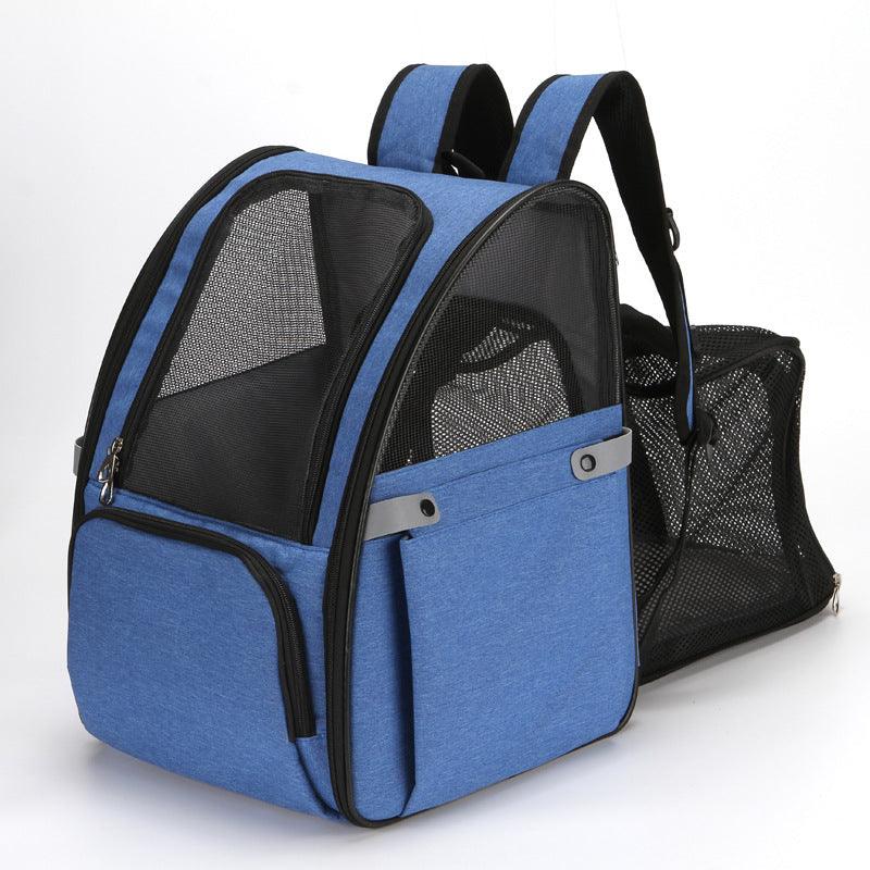 Oxford Cloth Breathable Foldable Pet Backpack - Trendha