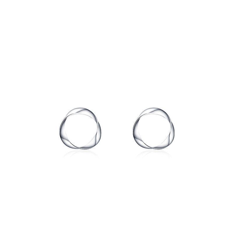 Personalized Fashion Irregular Geometric Circular Design Simple Earrings - Trendha