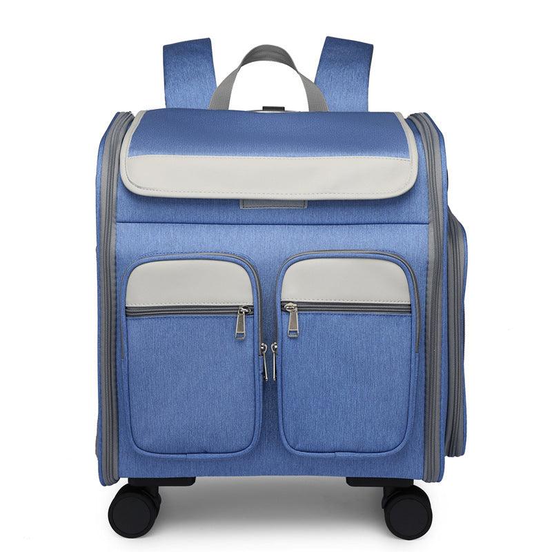 Pet Trolley Case Cat Bag Large Capacity Folding