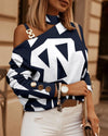 Color: Navy Blue Printing