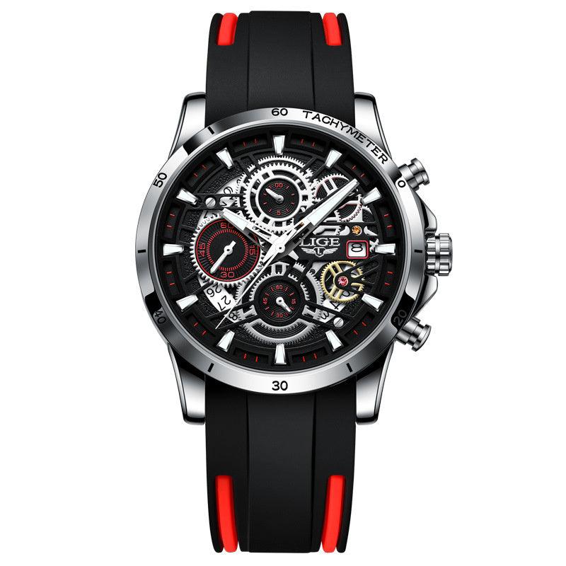 Quartz Watch Skeleton Design Multifunctional - Trendha