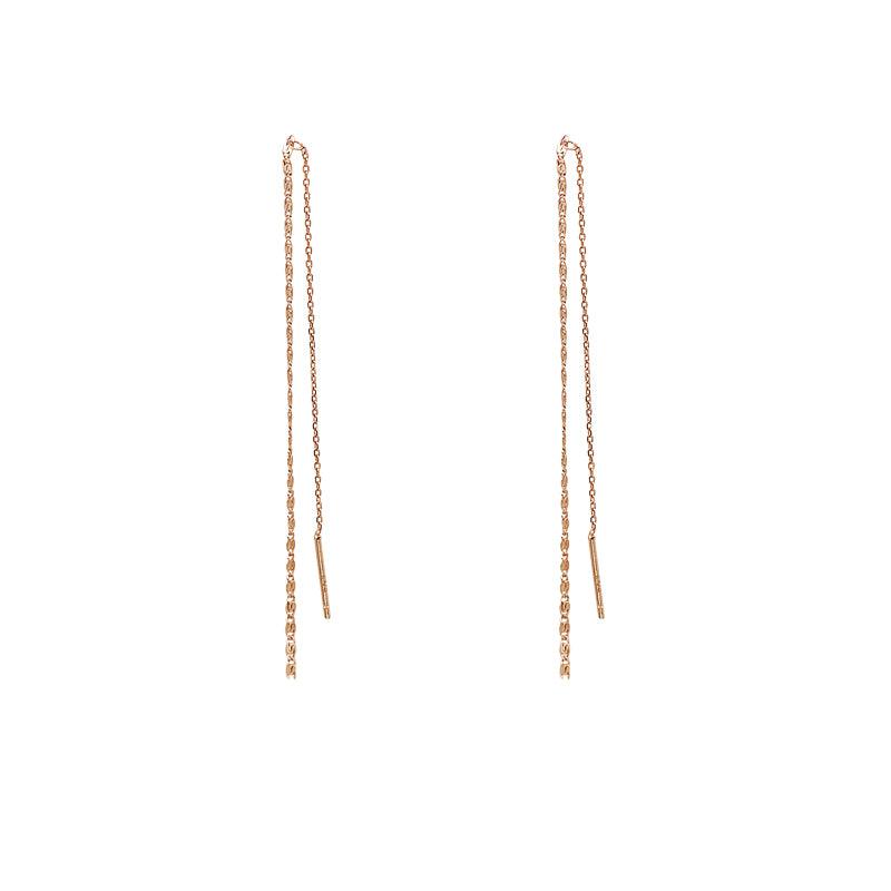 S925 Sterling Silver Ear Thread Female - Trendha