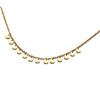 Color: Small disc clavicle chain