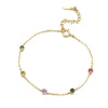 Color: Colorful tourmaline bracelet