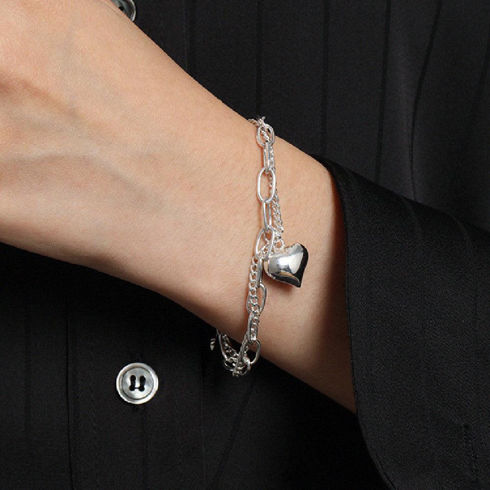 Simple And Versatile Love Bracelet Double Layer Chain