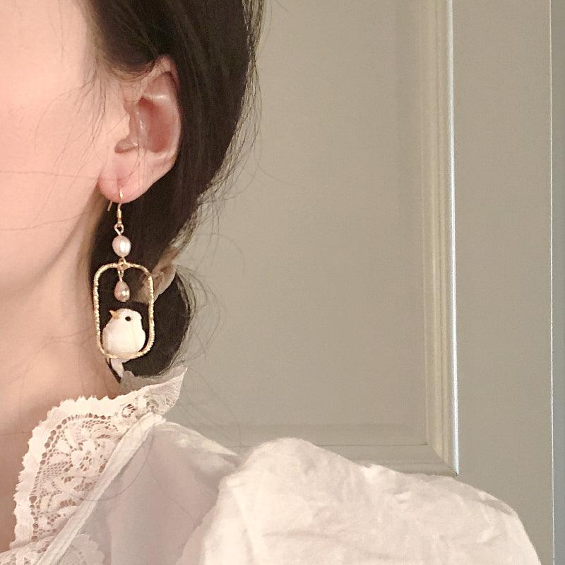 Simulated Bird Earrings With Ancient Style Creativity - Trendha