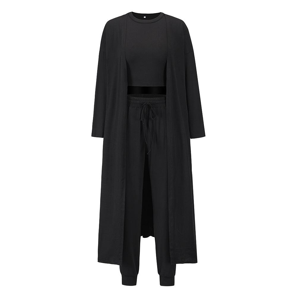 Slim Fit Graceful Vest Pants Sports Suit Pants - Trendha