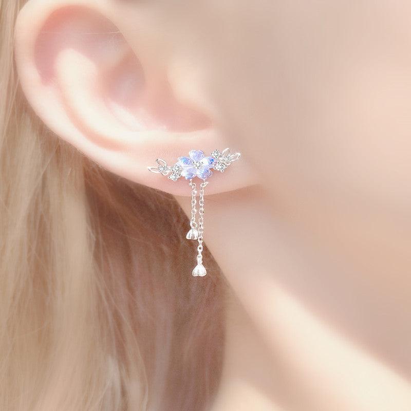 Sterling Silver Light Luxury And Small Design High Grade Earrings - Trendha