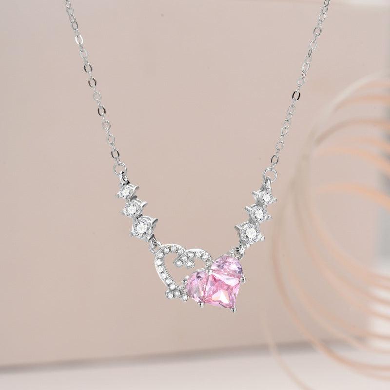 Sterling Silver Sweet Girl Series Dating Necklace