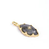 Color: Dark grey lapis pendants