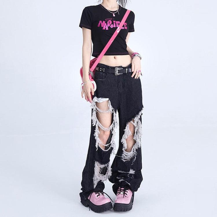 Tassel Design Floor Mop Pants - Trendha