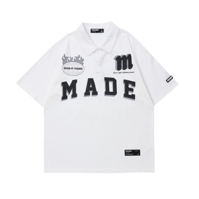 Vintage Loose Men's Half Sleeve T-shirt - Trendha