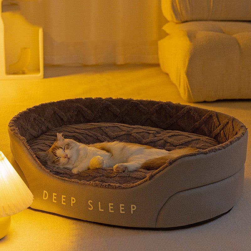 Warm Thick Sponge Cat Nest Small Removable And Washable - Trendha