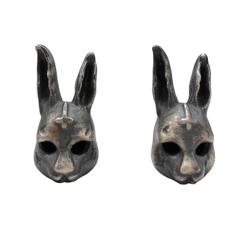 Women's Creative Design Thai Silver Rabbit Earrings - Trendha