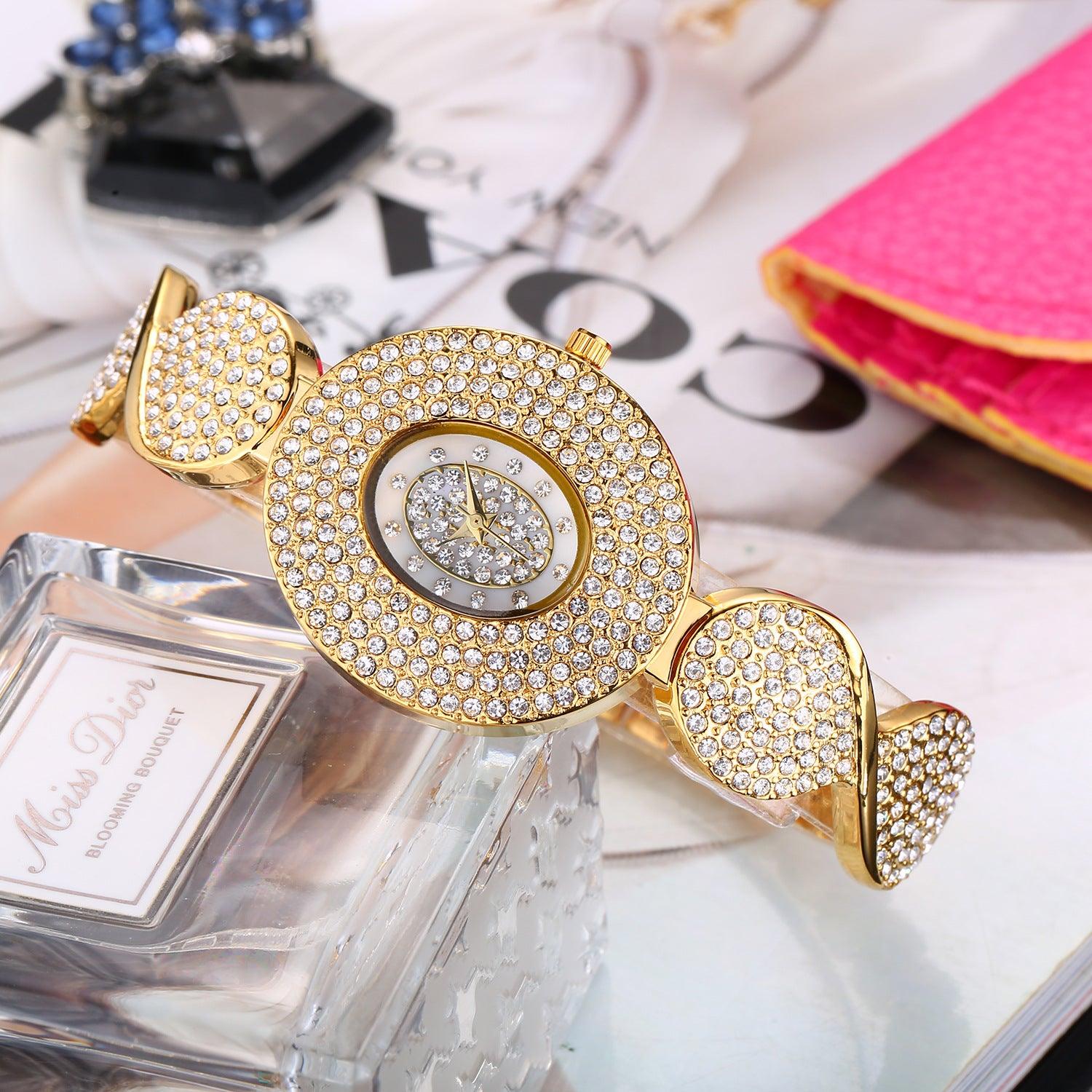 Women's Diamond Bracelet Gold High-End - Trendha